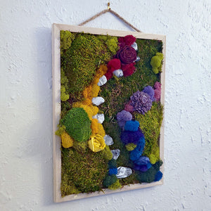 Moss Art — 12 x 16"