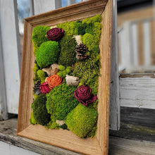 Load image into Gallery viewer, Moss Art — 11.75 x 15 x 2&quot;