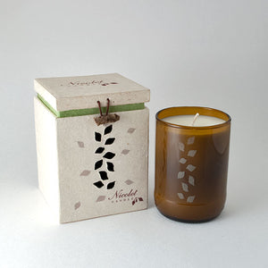 Small Glass Candle (6.5oz) — Amber